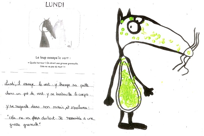 Maternelle : Le loup qui voulait changer de couleur…