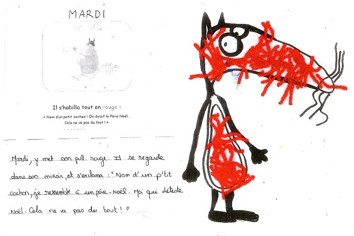 Maternelle Le Loup Qui Voulait Changer De Couleur Institution Jean Paul Ii