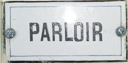 Plaque du parloir