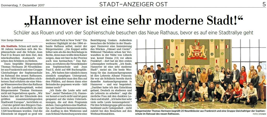 Hannoversche Allgemeine Zeitung 07122017 p5