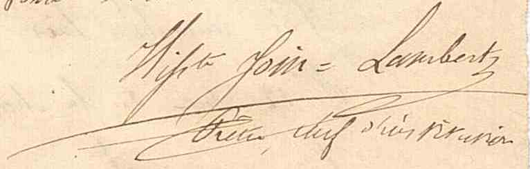 Signature JL 1847